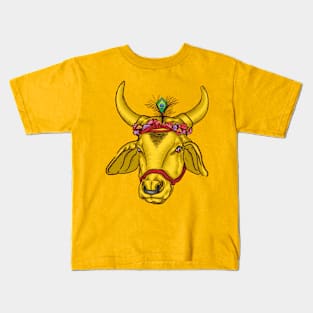 Cow gold Kids T-Shirt